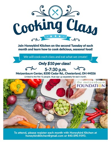 Cooking Class Flyer
