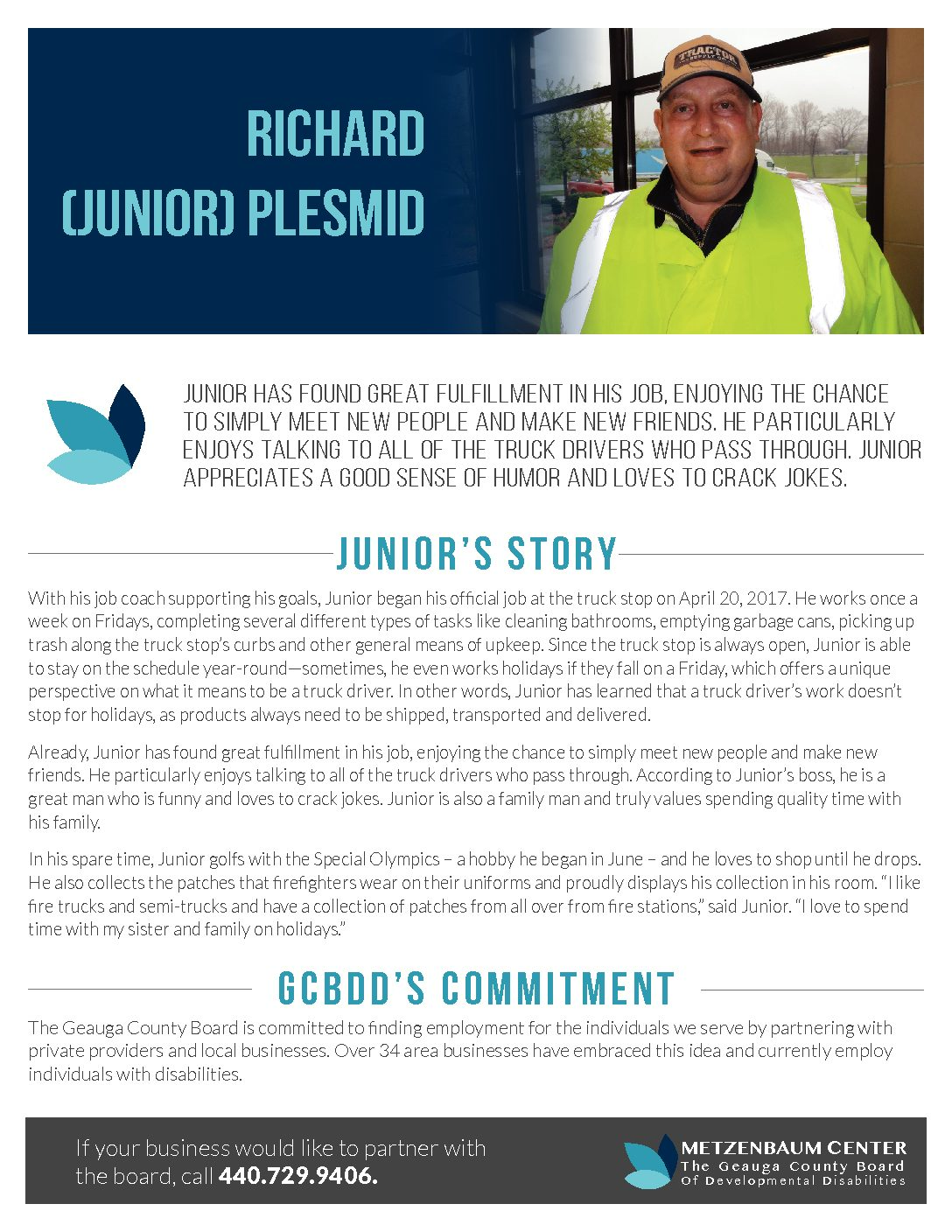 Employment Spotlight - Richard